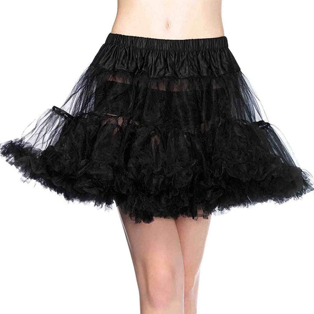 Black Tulle Petticoat Skirt